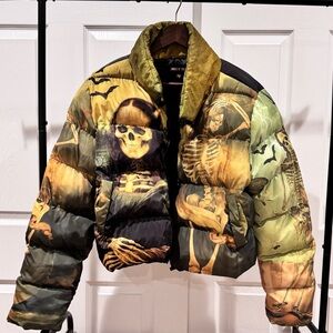 Dolls Kill Adoration of Maggie Skull puffer